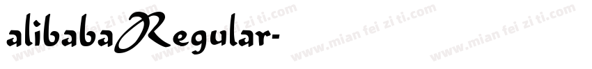 alibaba Regular字体转换